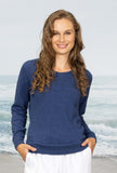Women's Summer Possum Scalloped Vee