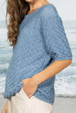 Women's Dimple Stitch Summer Possum Sweater