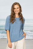 Women's Dimple Stitch Summer Possum Sweater