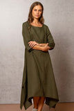 Linen Summer Weight Swing Dress