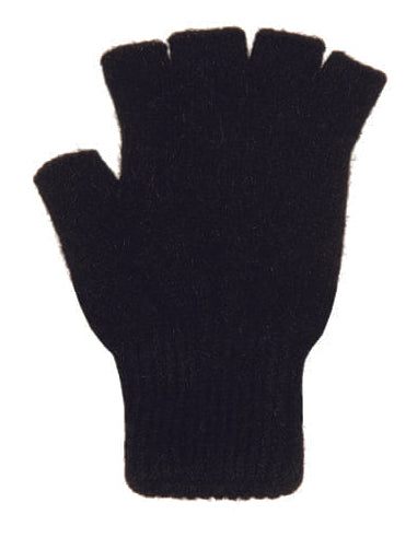 Plain Fingerless Possum Merino Glove