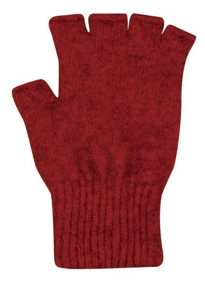 Plain Fingerless Possum Merino Glove