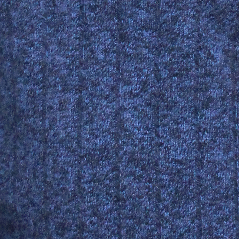 Zip Collared Possum Merino Rib Jumper