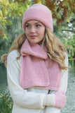 Plain Alpaca Beanie-Rose