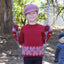 Girls Possum Merino Heart Jumper