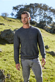 Rack Stitch Crew Neck Possum Merino Jersey