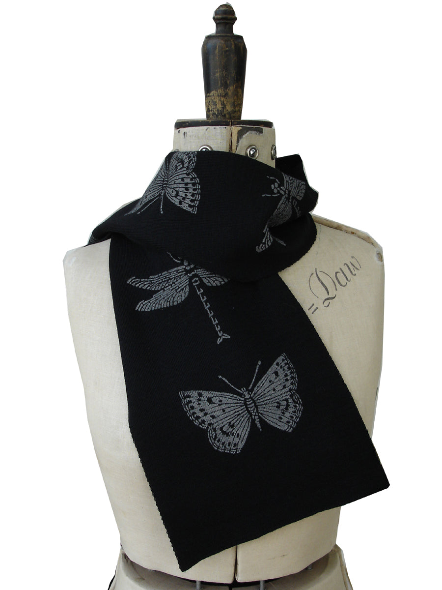 Dragonfly Merino Wool Scarf
