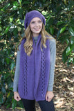 Chain Knit Possum Merino Scarf