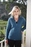 Rib Knit Possum Merino Cable Jacket