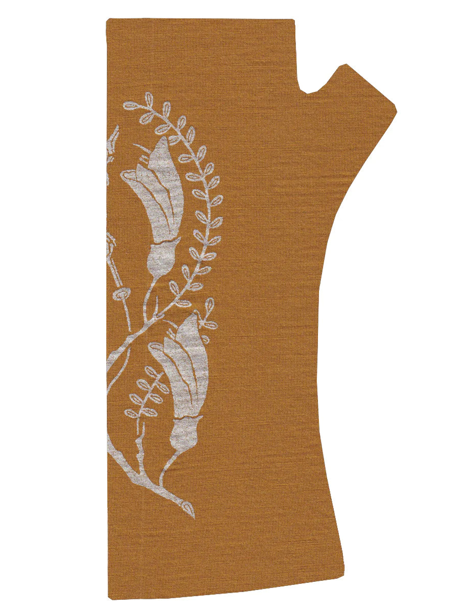Kowhai Print Merino Wool Gloves