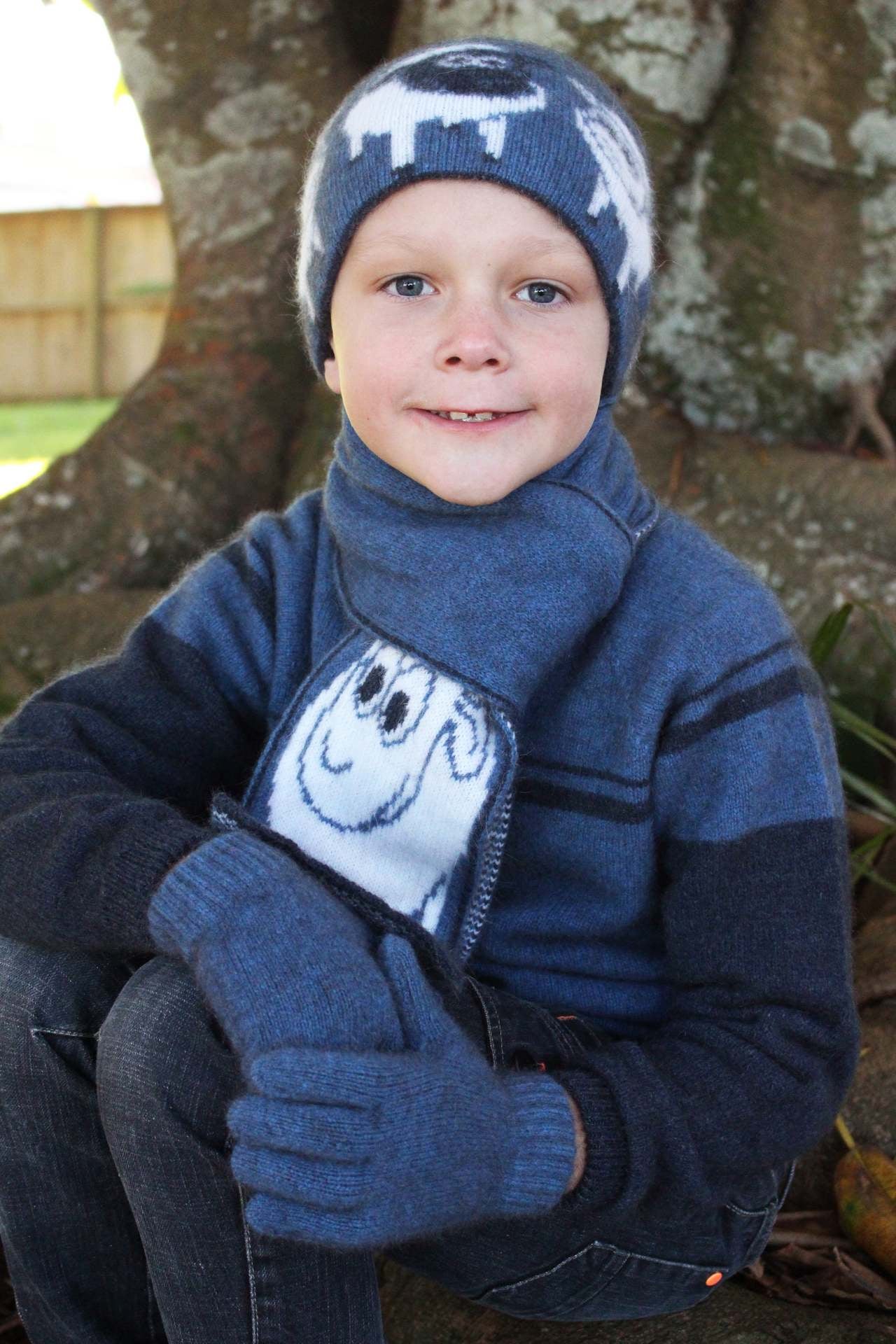Little Lamby Possum Merino Scarf