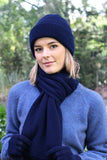 Plain Double Layer Merino Wool Beanie