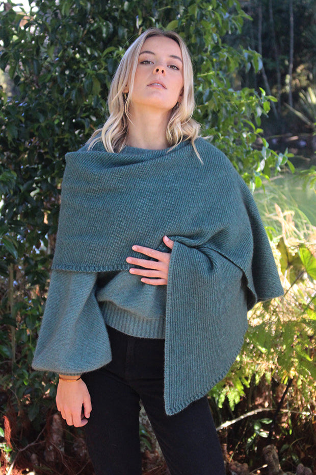 Bias Possum Merino Scarf
