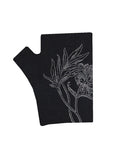 Peony Print Merino Wool Hobo Gloves