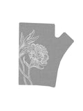 Peony Print Merino Wool Hobo Gloves