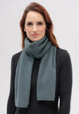 Possum Merino Fine Rib Scarf -  Merinomink