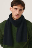 Fine Rib Possum Merino Scarf