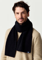 Fine Rib Possum Merino Scarf