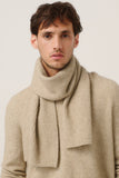 Fine Rib Possum Merino Scarf