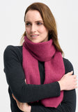 Possum Merino Fine Rib Scarf -  Merinomink