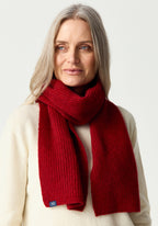 Fine Rib Possum Merino Scarf
