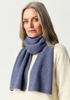 Fine Rib Possum Merino Scarf