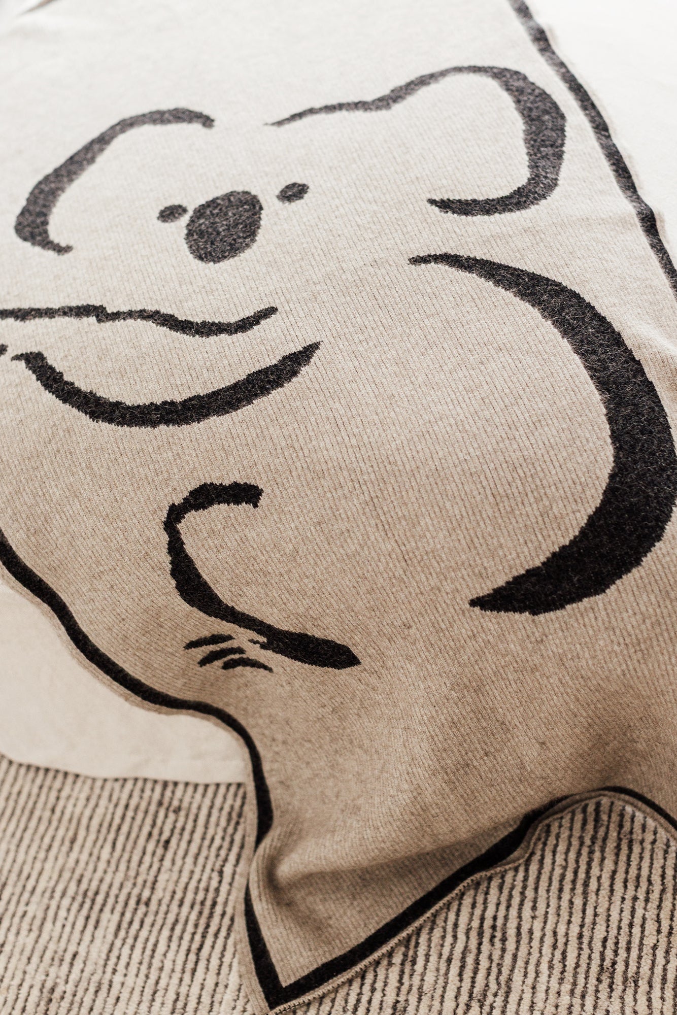 Koala Possum Merino Throw Secondary image
