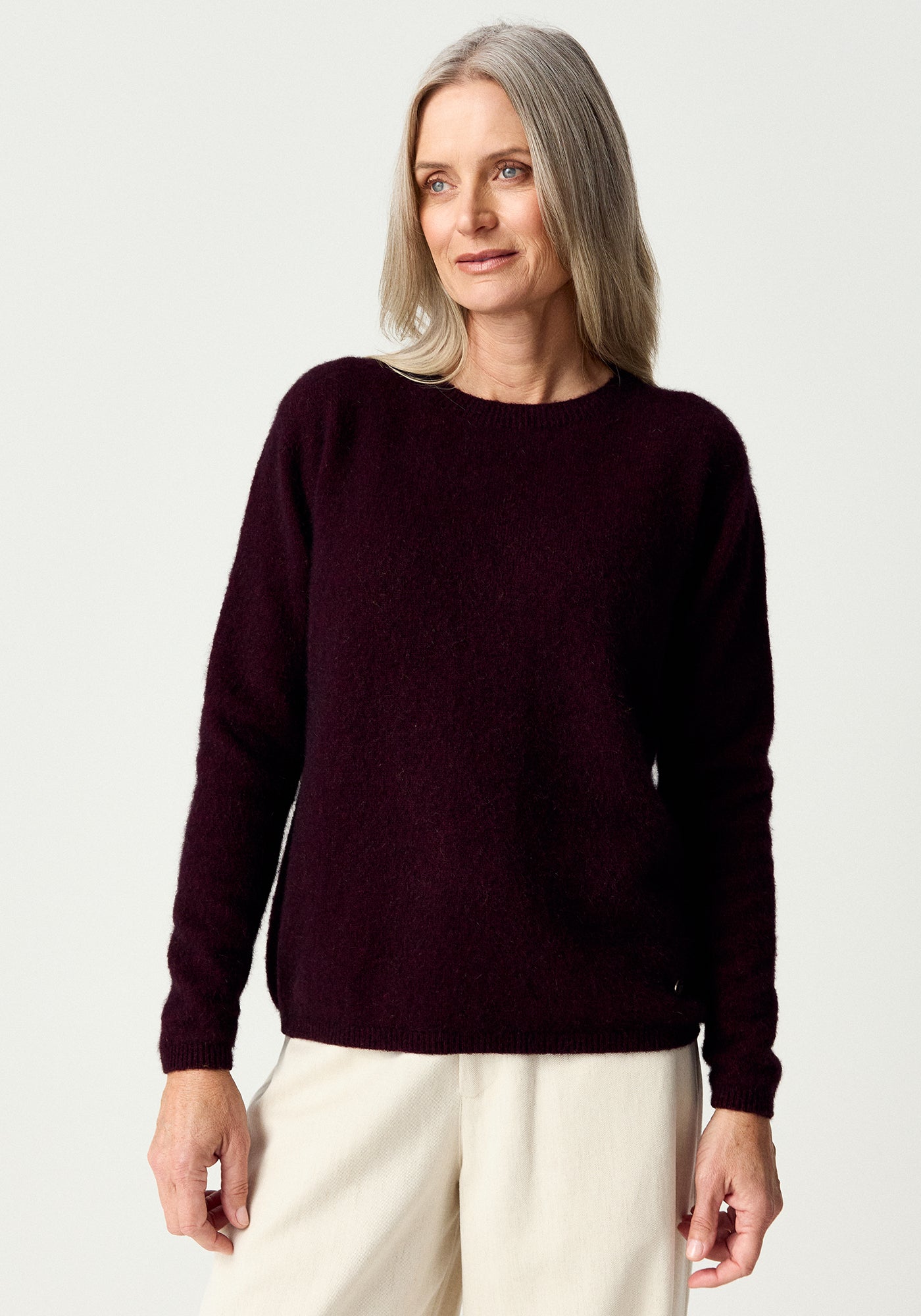 Mia Possum Merino Crew Sweater