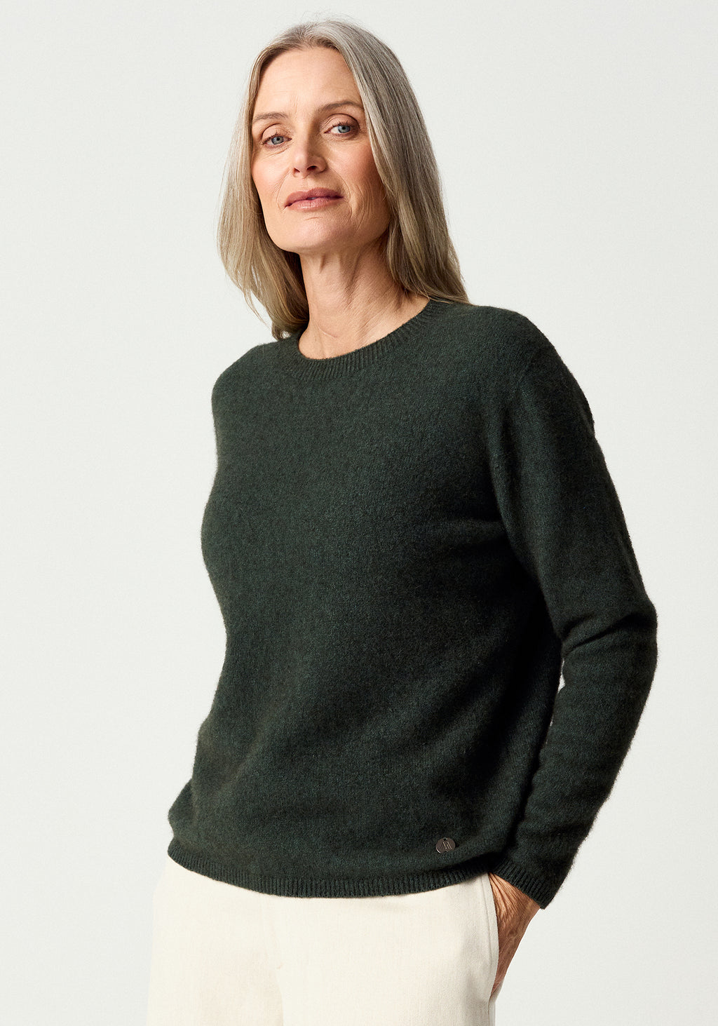 Mia Possum Merino Crew Sweater