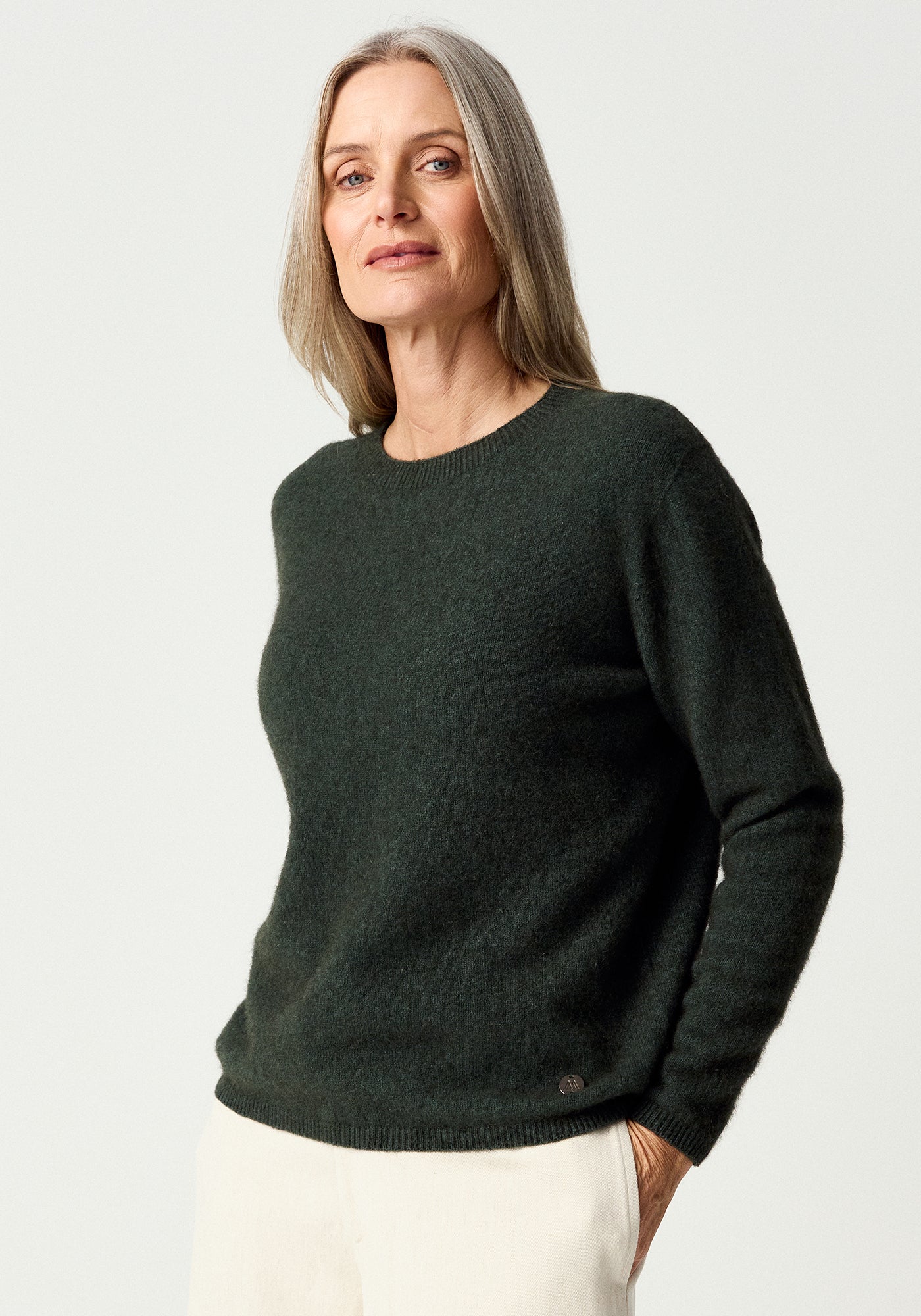 Mia Possum Merino Crew Sweater