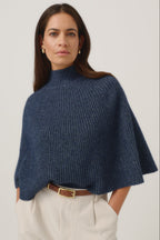 Ena Possum Merino Poncho
