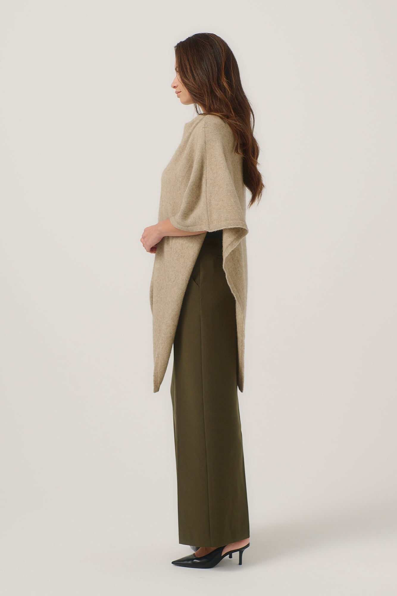 Celine Possum Merino Cape Secondary image