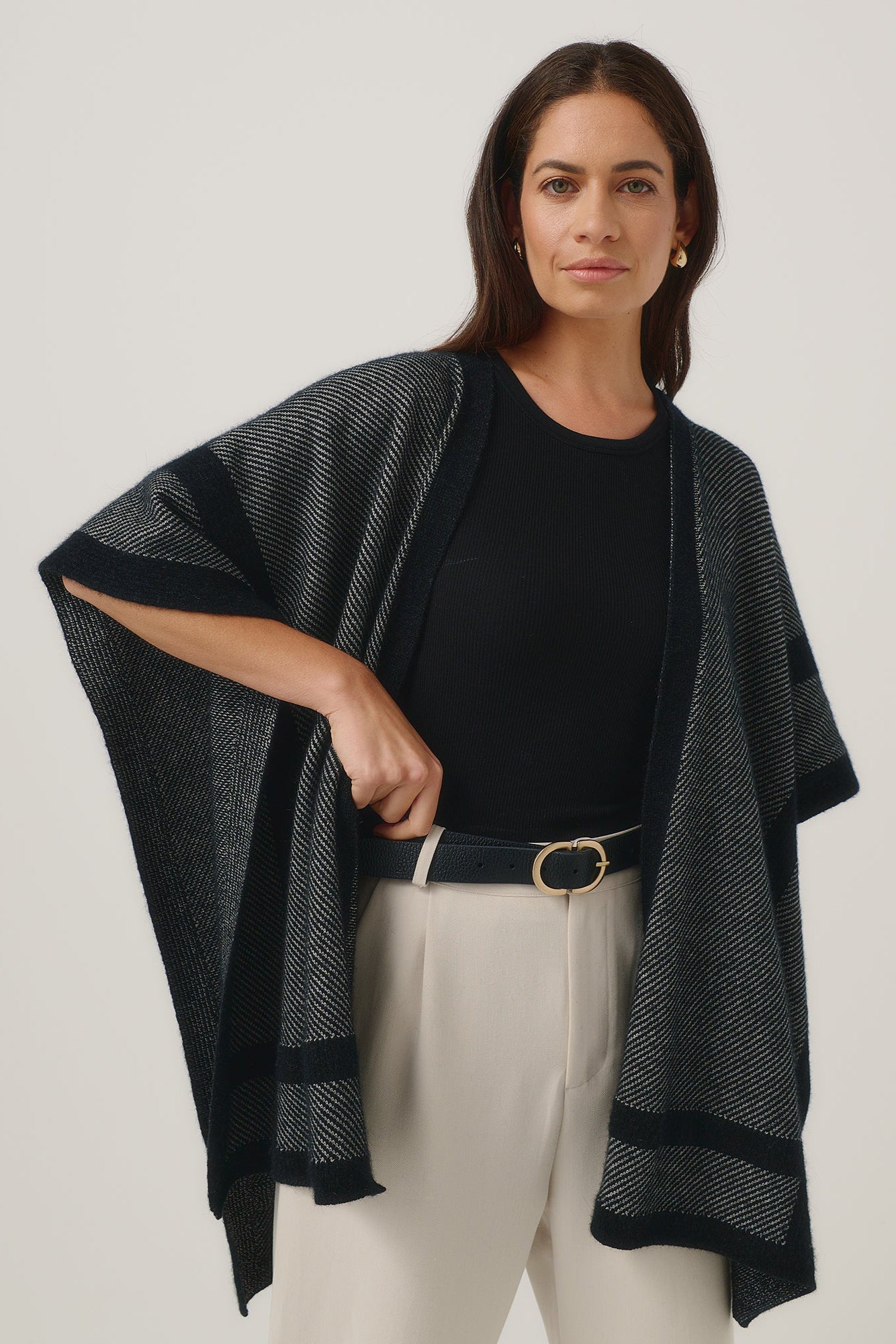 Mari Possum Merino Wrap Secondary image