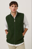 Henry Possum Merino Zip Vest