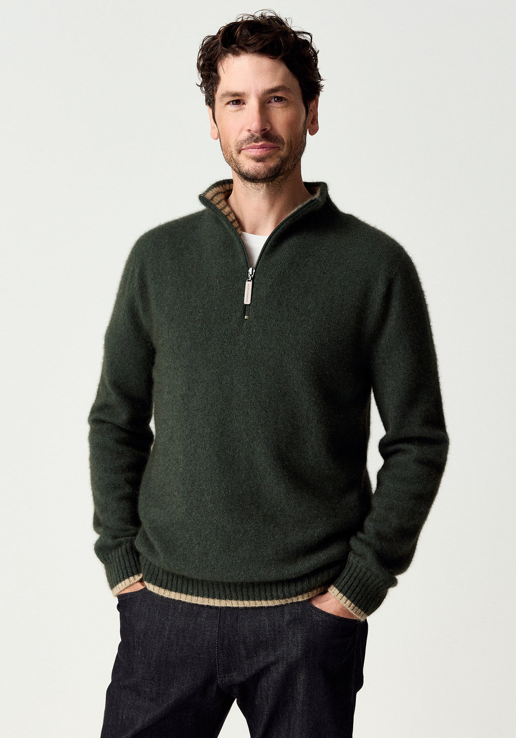 Whittaker Possum Merino Half Zip Jumper