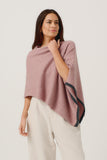 Two Tone Possum Merino Poncho