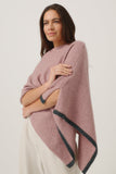 Two Tone Possum Merino Poncho