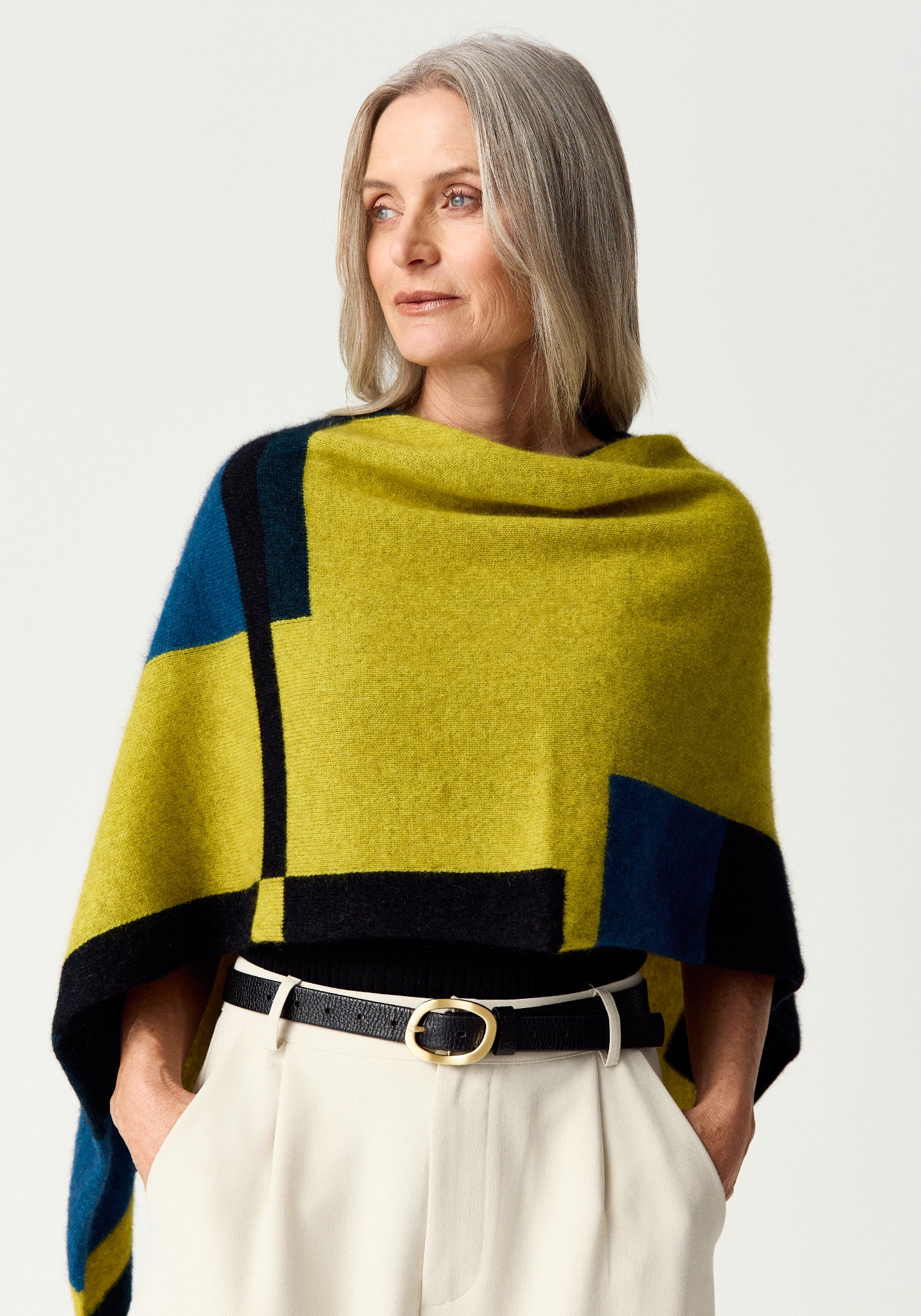 Empress Possum Merino Poncho
