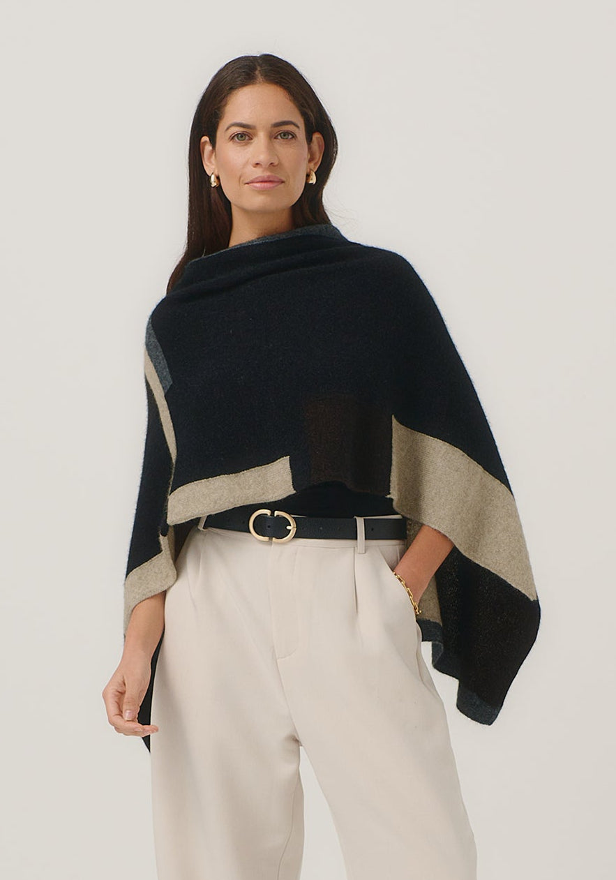 Empress Possum Merino Poncho