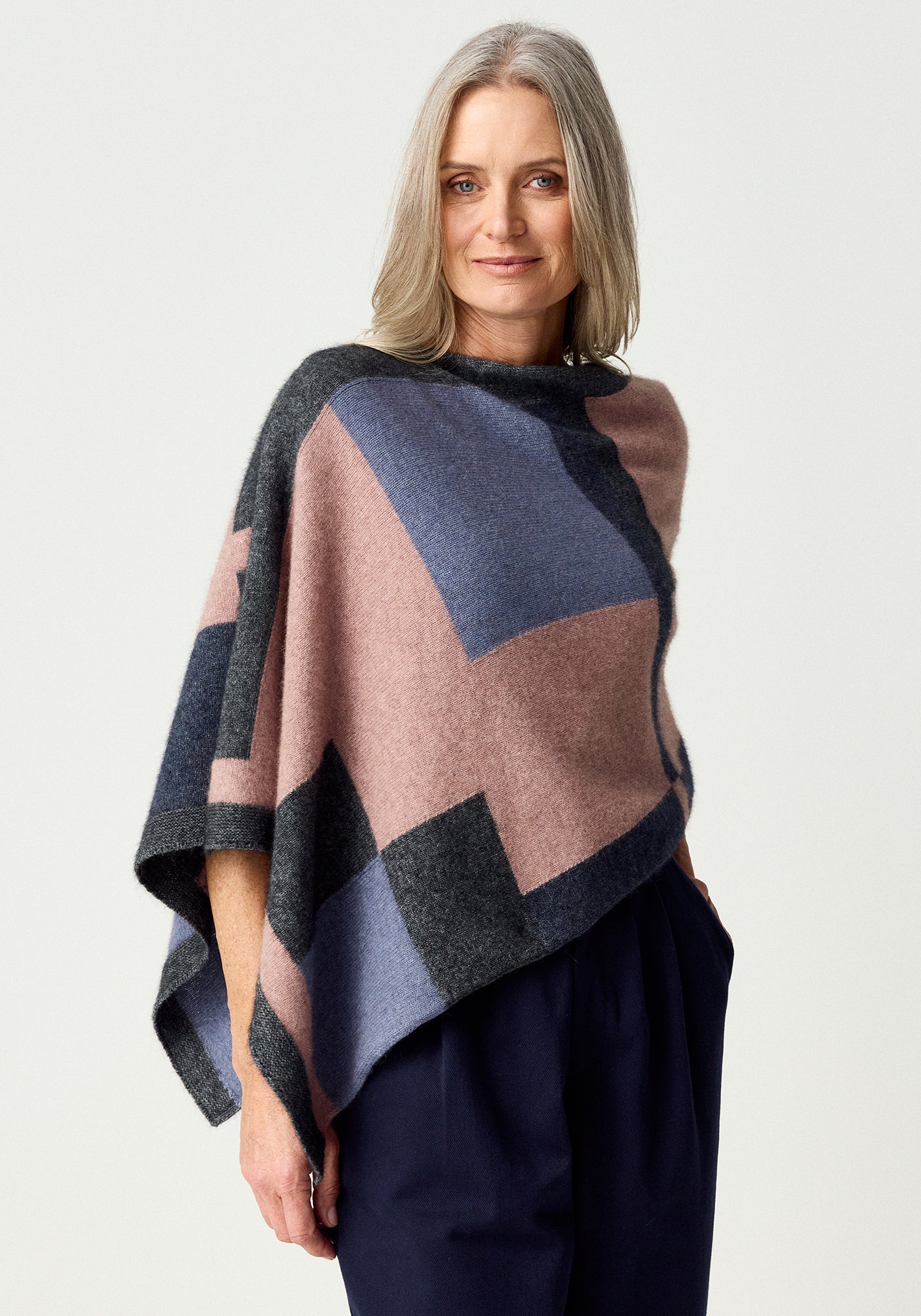 Empress Possum Merino Poncho