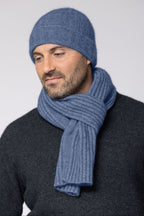 Rib Knit Possum Merino Scarf