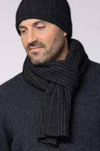 Rib Knit Possum Merino Scarf