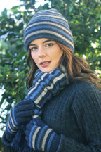 Striped Possum Merino Beanie