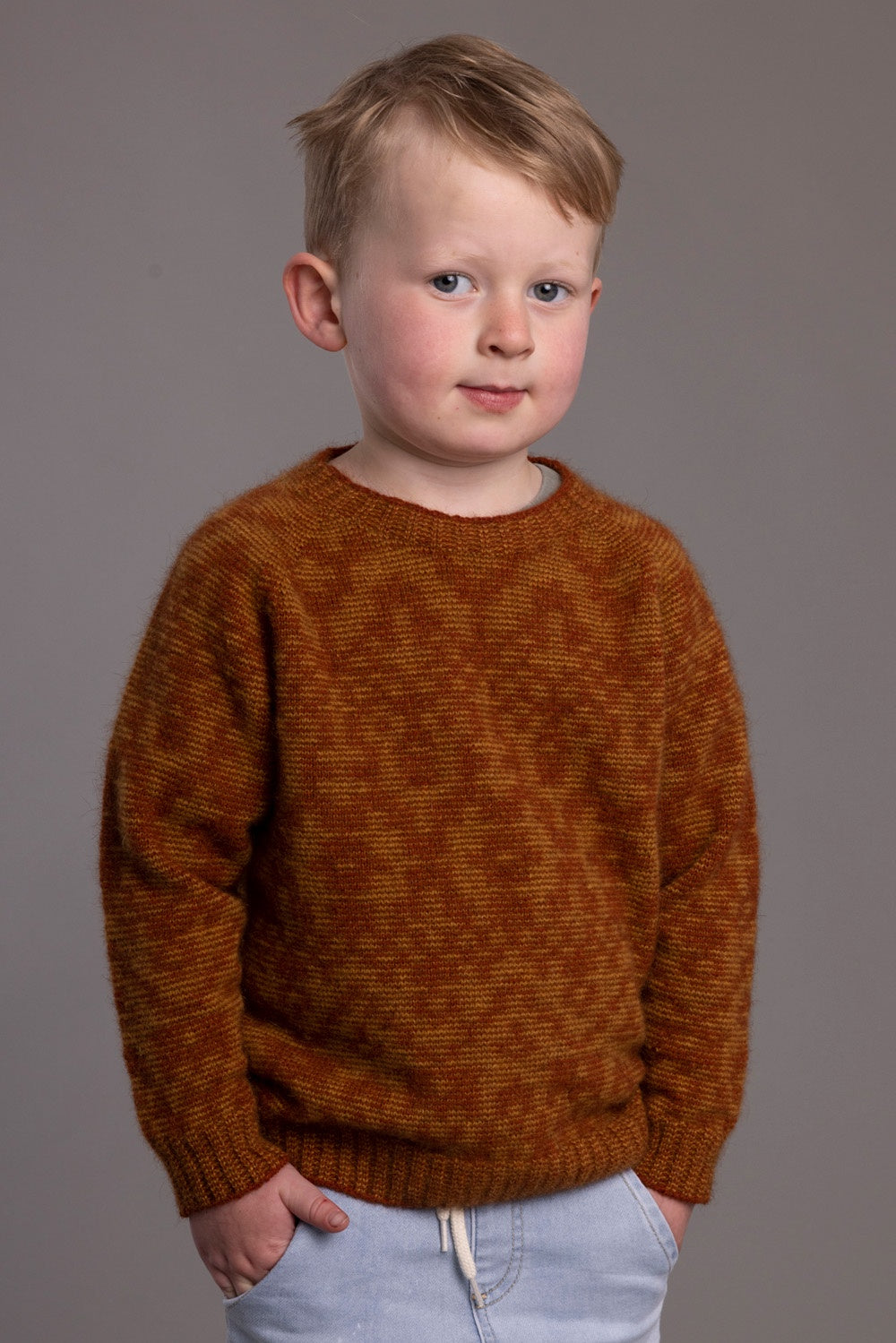 Children's Fair Isle Possum Merino Sweater Main image