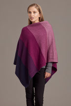 Ombre Possum Merino Poncho