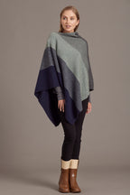 Ombre Possum Merino Poncho