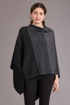 Ombre Possum Merino Poncho