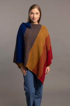 Ombre Possum Merino Poncho