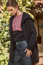 Oversize Hood Possum Merino Jacket