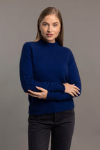 Yoke Neck Possum Merino Cable Jersey